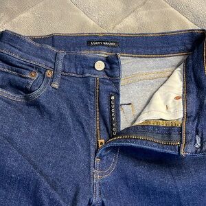 Lucky Brand Boys Jeans - classic blue denim straight leg - slim fit